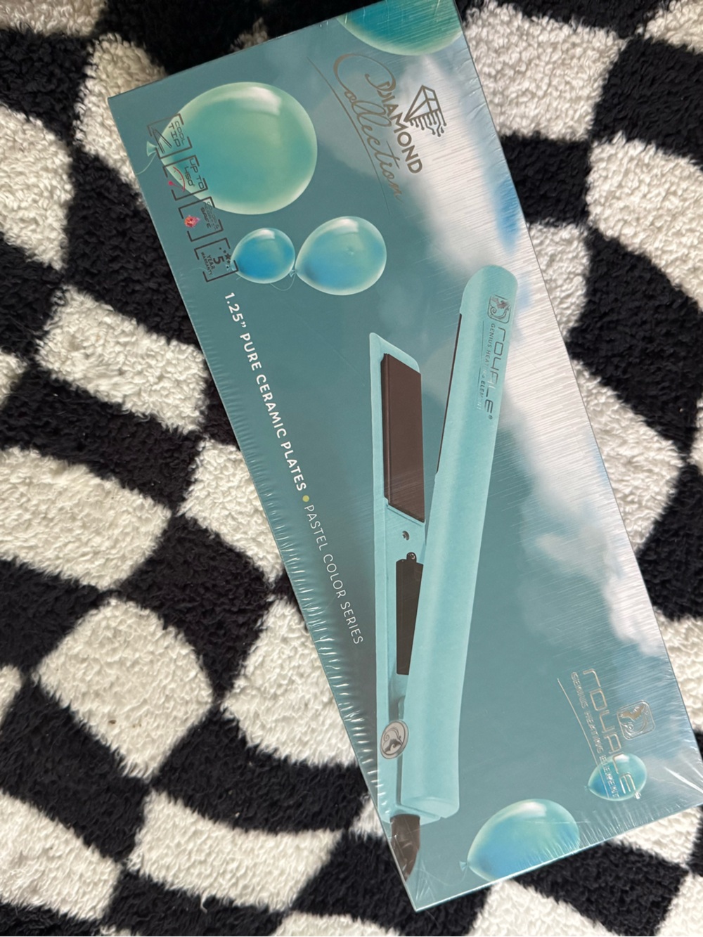 Aqua Pastel Ceramic Flat Iron